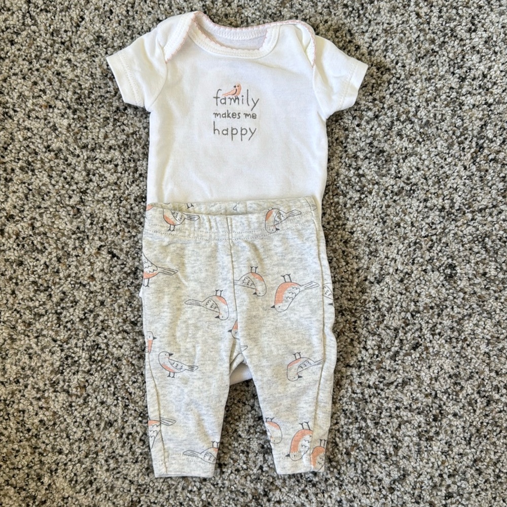 Carter’s 2 Piece Set, Preemie